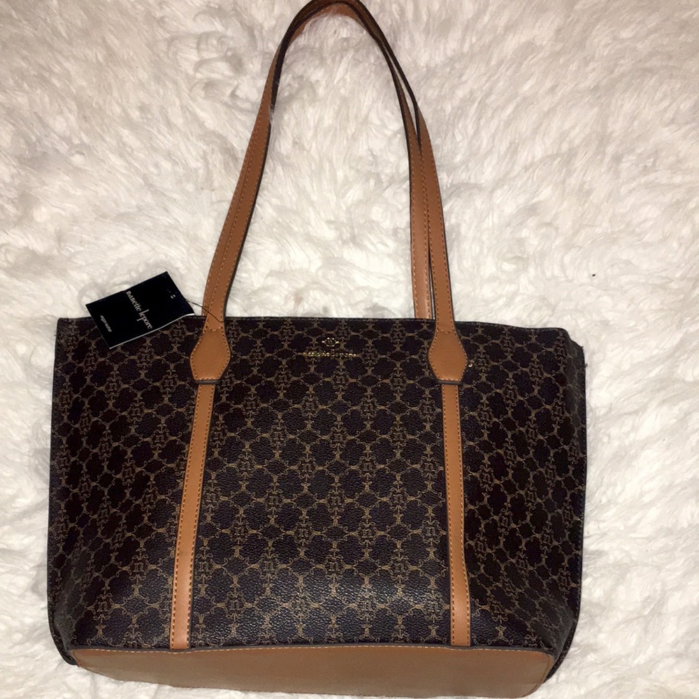 nanette lepore brown shoulder bag originally $98! never used, vegan leather!